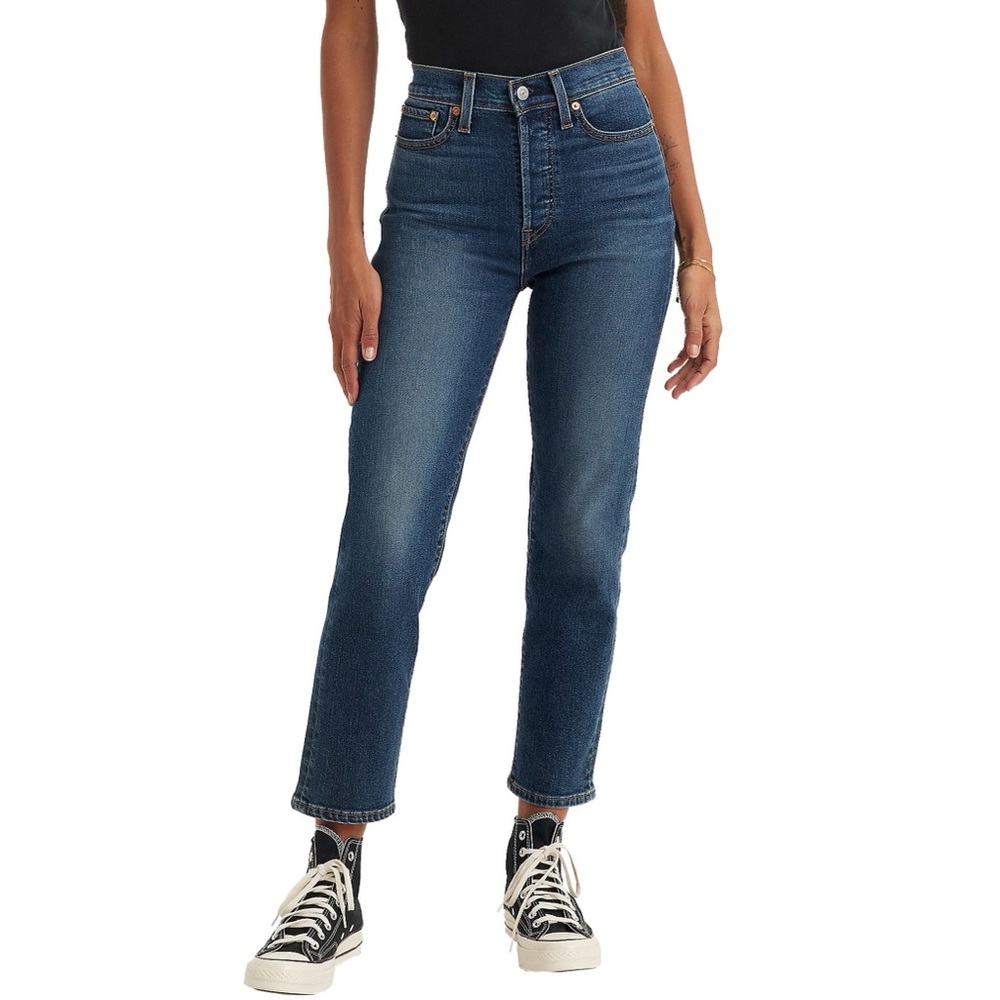 Levi's | Premium Denim Wedgie Straight Jeans Medium Wash‎ Size 25